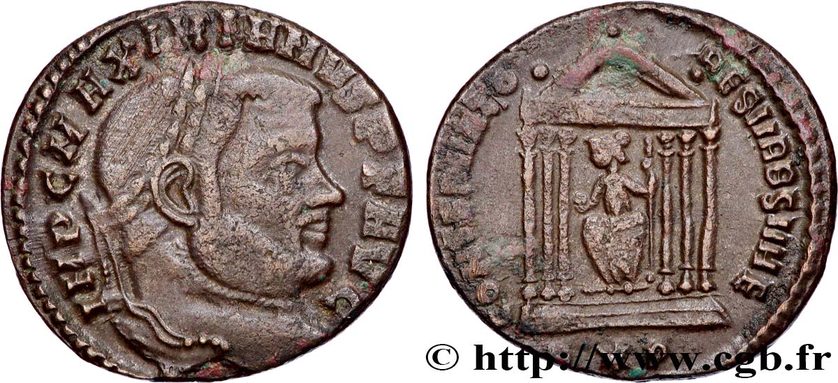 MAXIMIAN HERCULIUS Follis ou nummus AU