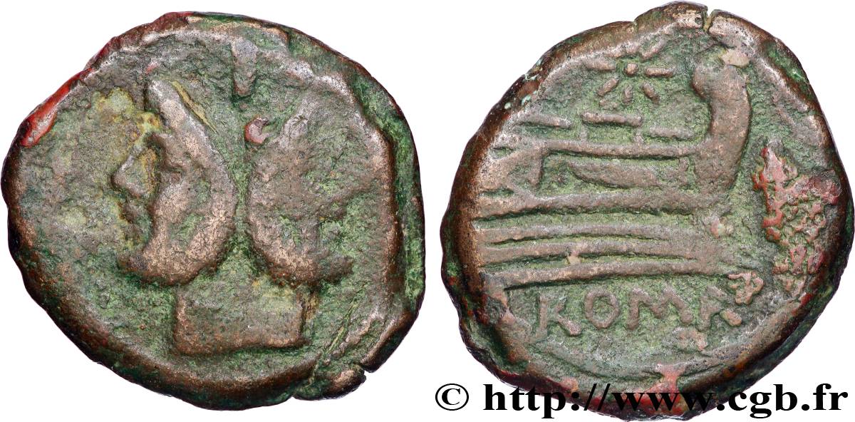 ROMAN REPUBLIC - ANONYMOUS As VF/XF