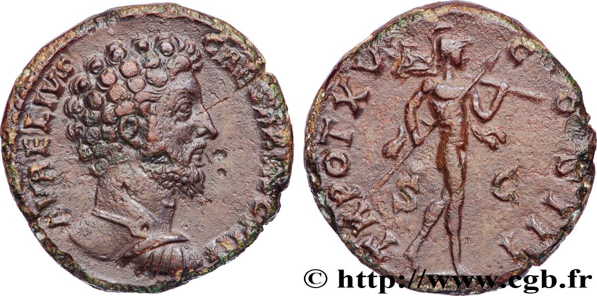 MARCUS AURELIUS Sesterce XF/VF
