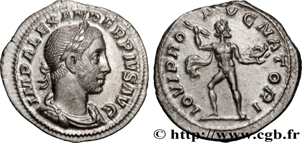 SEVERUS ALEXANDER  Denier MS