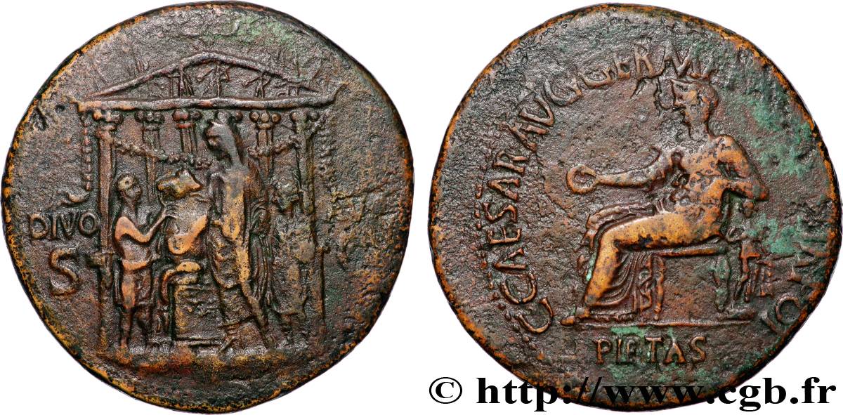 CALIGULA Sesterce VF