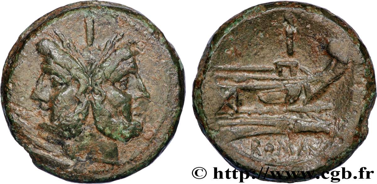ROMAN REPUBLIC - ANONYMOUS As XF