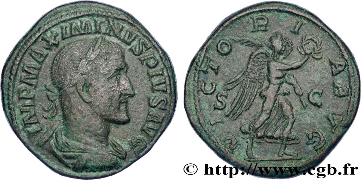 MAXIMINUS I Sesterce XF/AU
