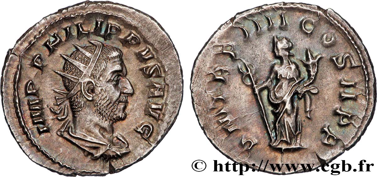 PHILIPPUS Antoninien MS/AU