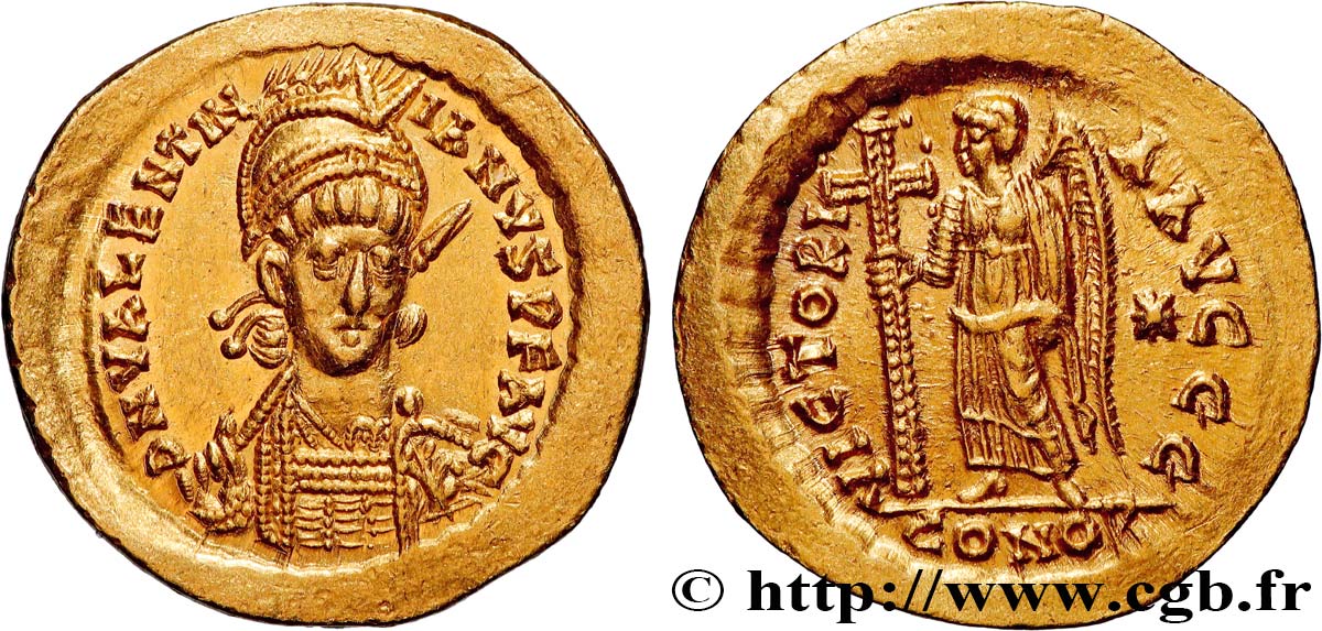 VALENTINIAN III Solidus fST