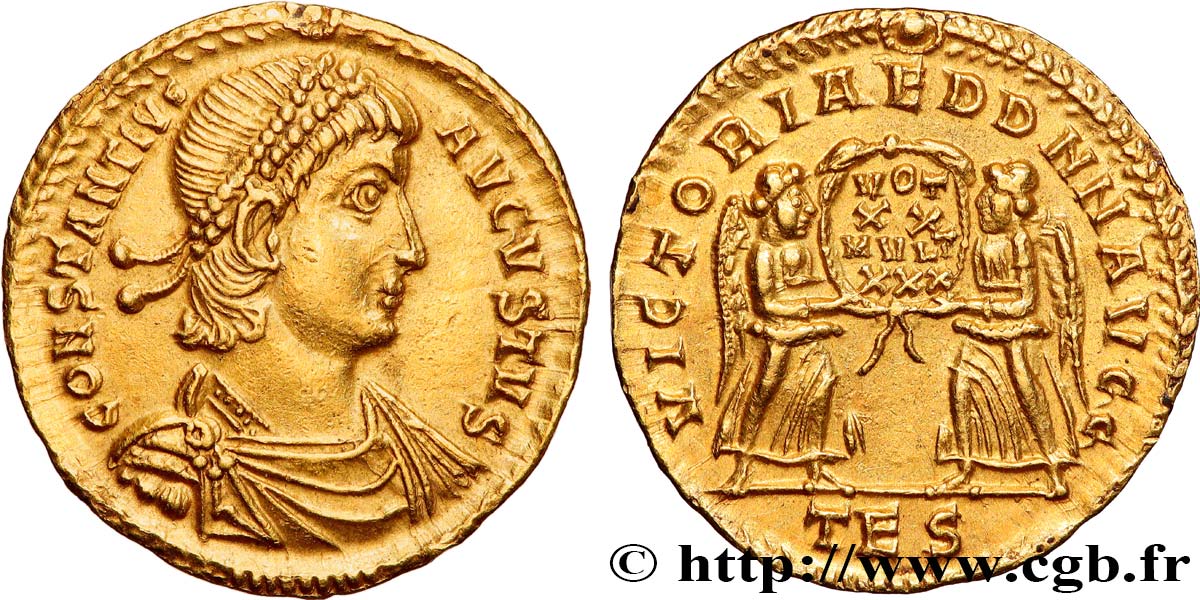 CONSTANTIUS II Solidus MS