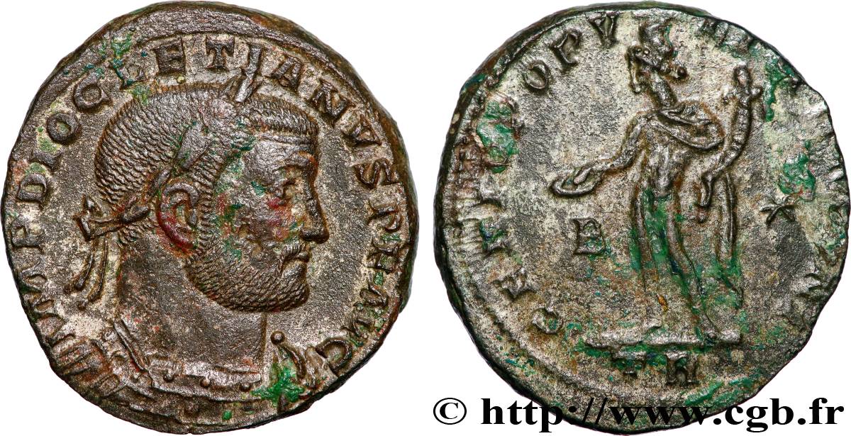 DIOCLETIAN Follis ou nummus AU