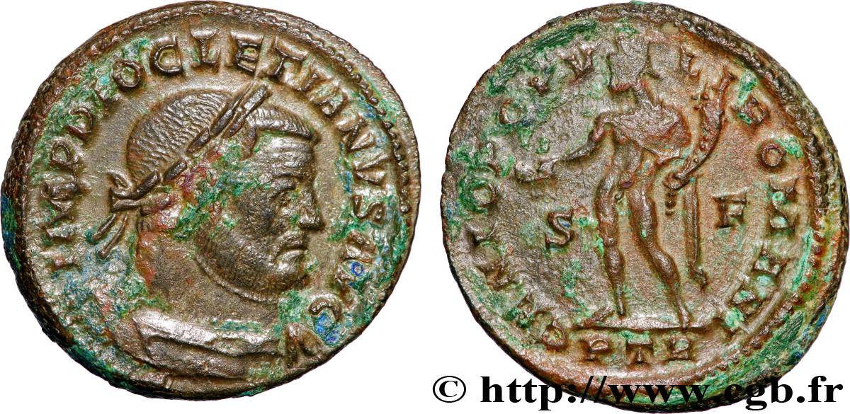 DIOCLETIAN Follis ou nummus AU