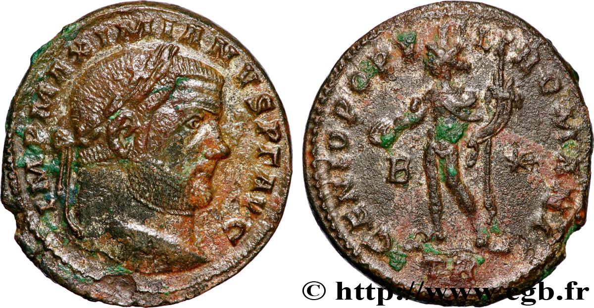 MAXIMIANUS HERCULIUS Follis ou nummus AU