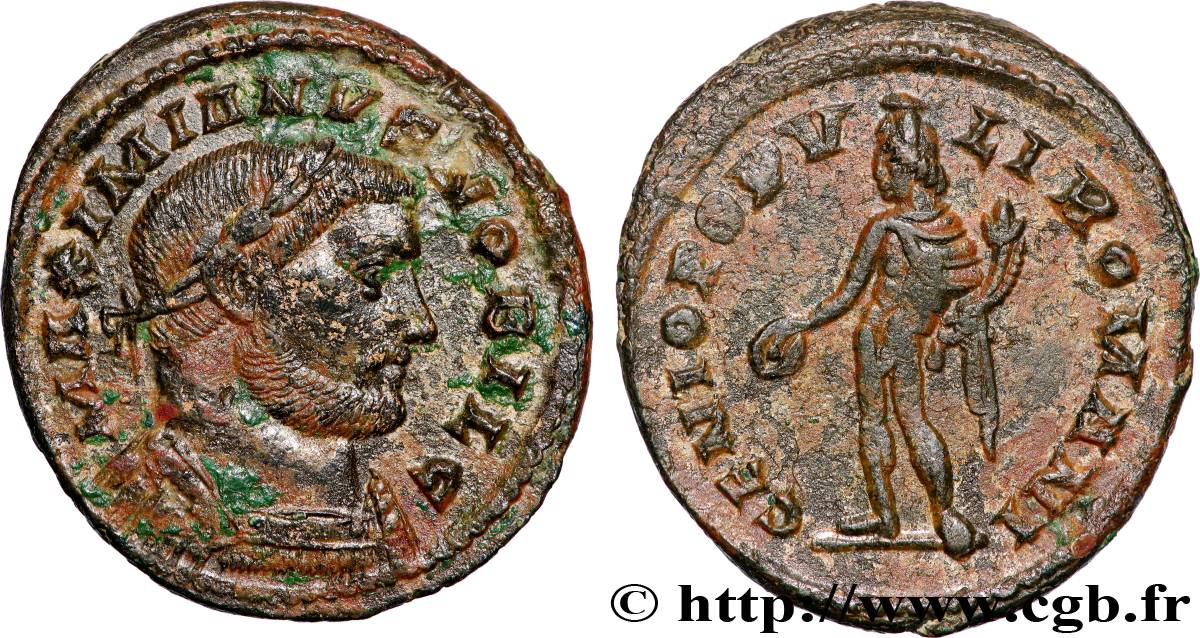 GALERIUS Follis ou nummus AU