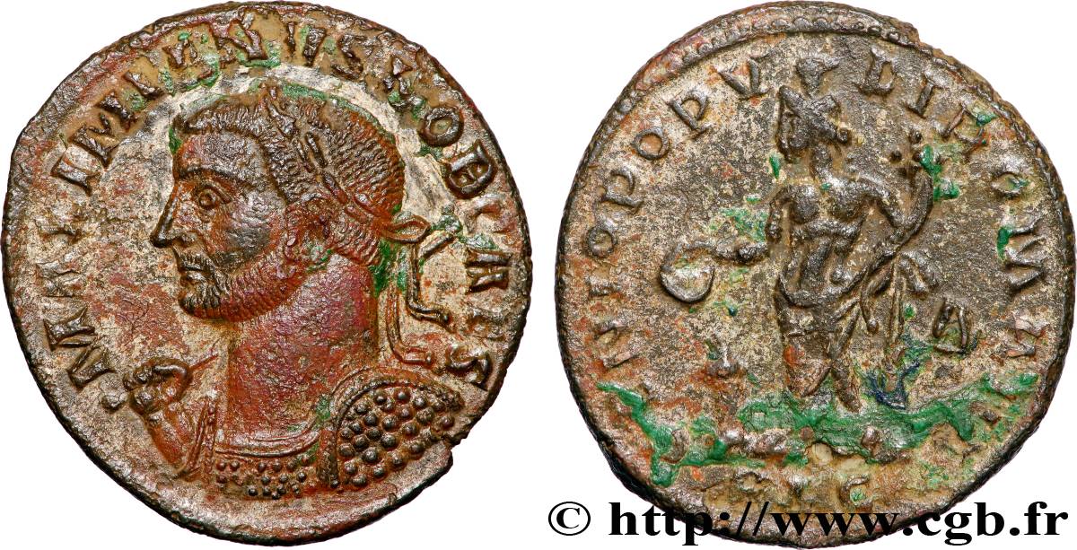 GALERIUS Follis ou nummus AU