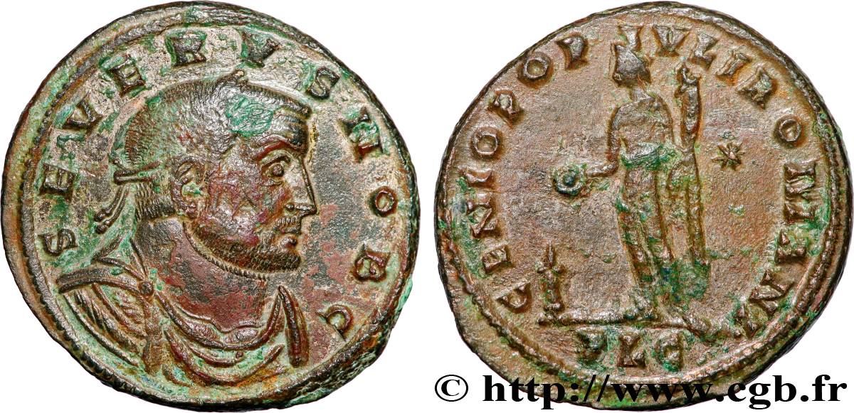 SEVERUS II Follis ou nummus AU
