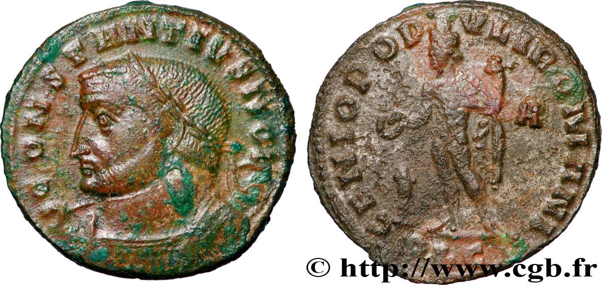 CONSTANTIUS I Follis ou nummus AU/XF