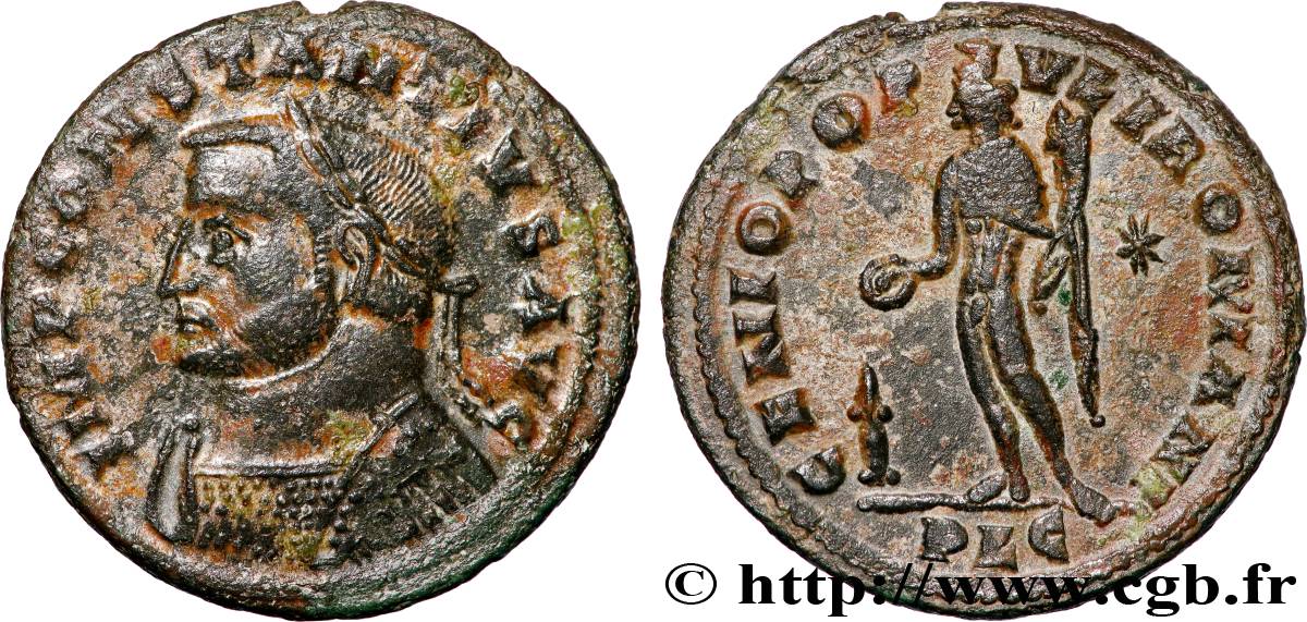 CONSTANTIUS I Follis ou nummus AU/XF