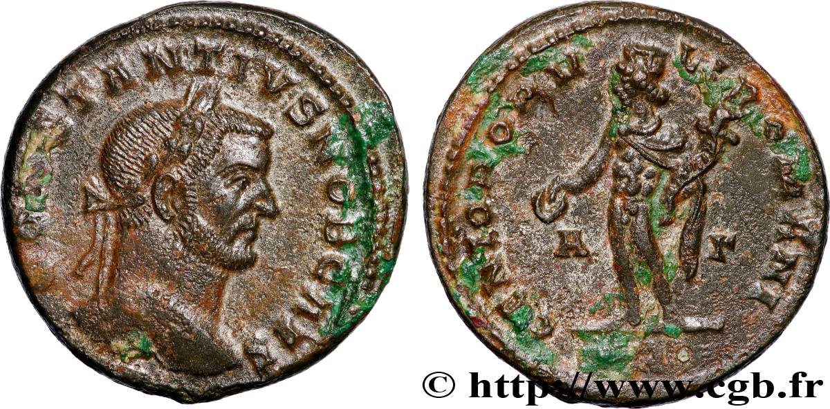 CONSTANTIUS I Follis ou nummus AU
