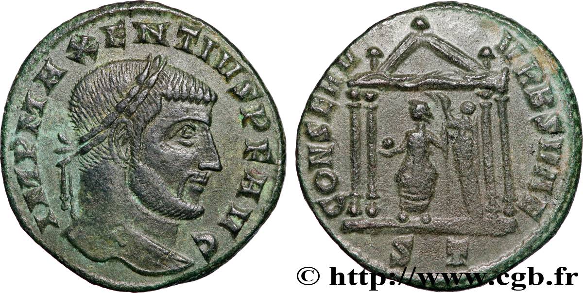 MAXENTIUS Follis ou nummus AU
