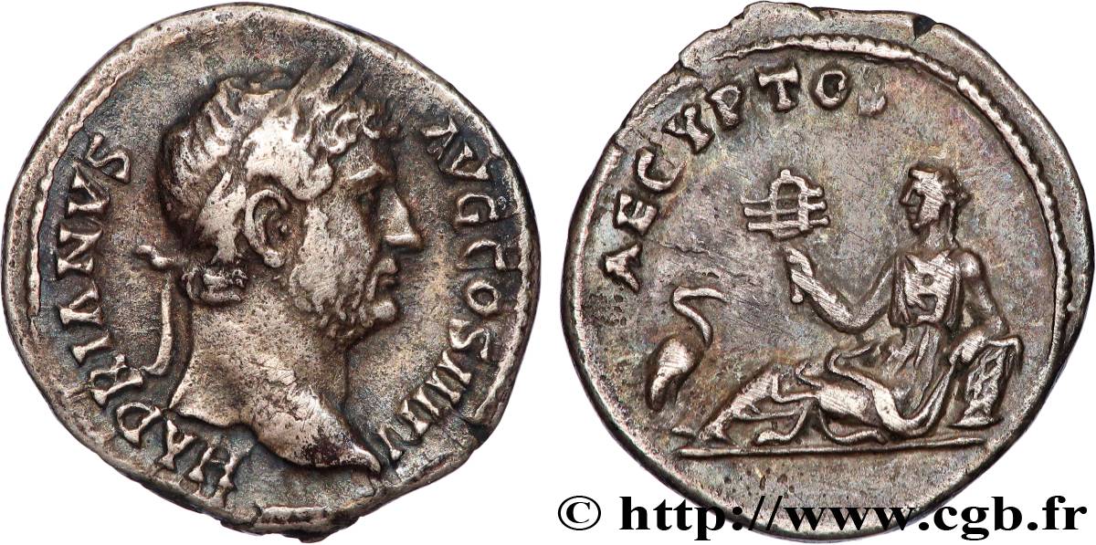 HADRIAN Denier AU