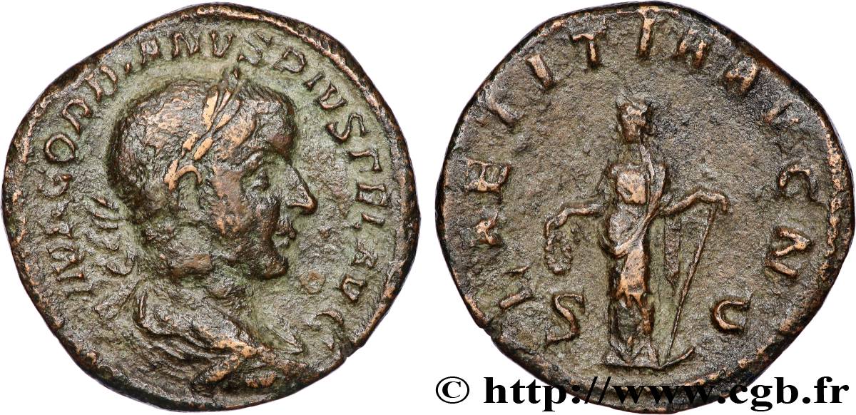 GORDIAN III Sesterce XF