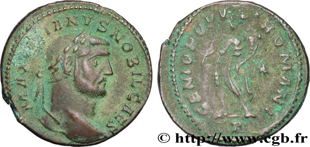 GALERIUS Follis ou nummus XF/VF
