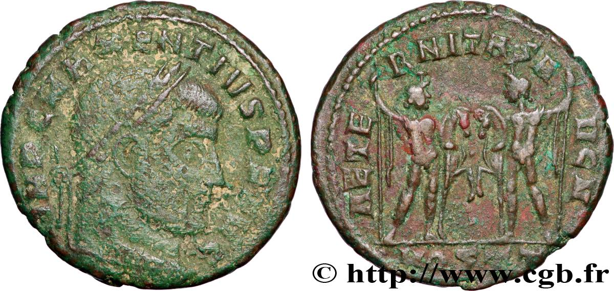 MAXENTIUS Follis ou nummus VF/XF