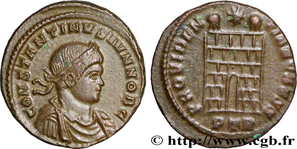 COSTANTINO II Centenionalis ou nummus q.SPL