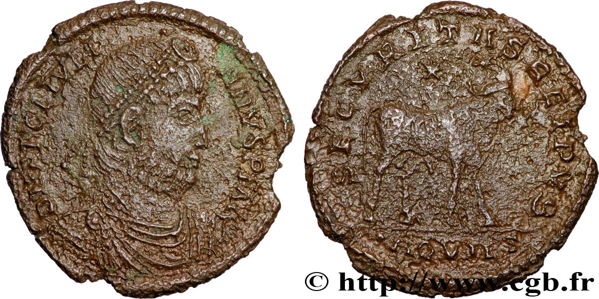 IULIANUS II DER PHILOSOPH Double maiorina, (GB, Æ 1) fSS