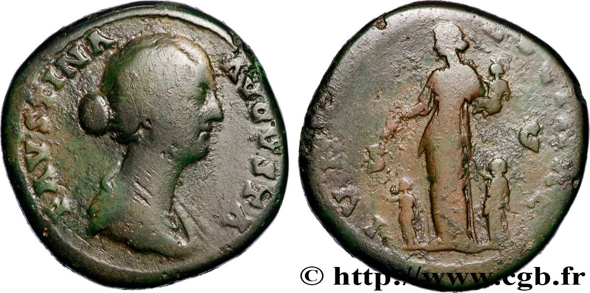 FAUSTINA GIOVANE Sesterce MB