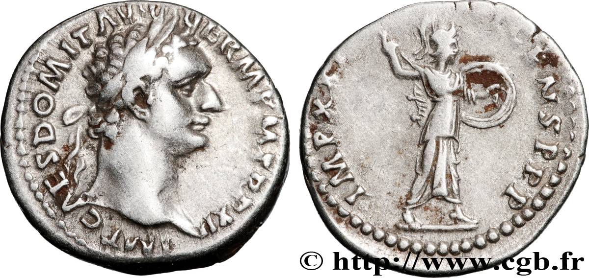 DOMITIANUS Denier AU