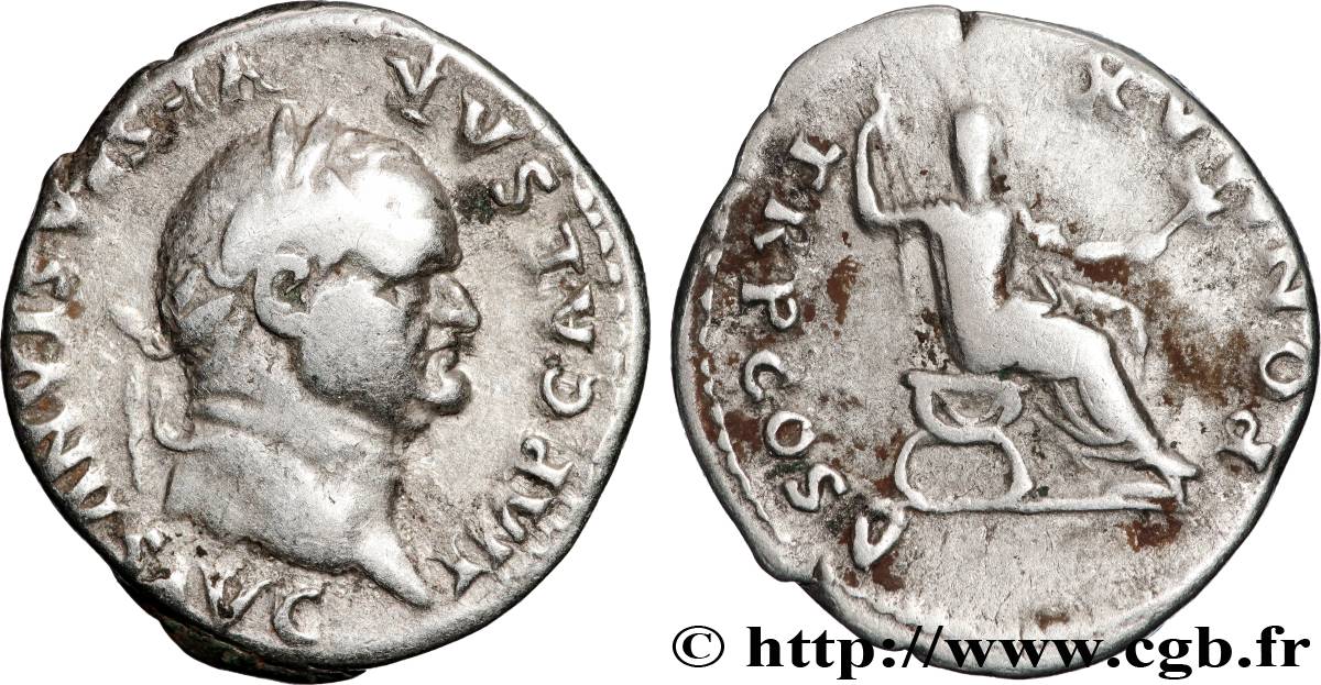 VESPASIAN Denier XF