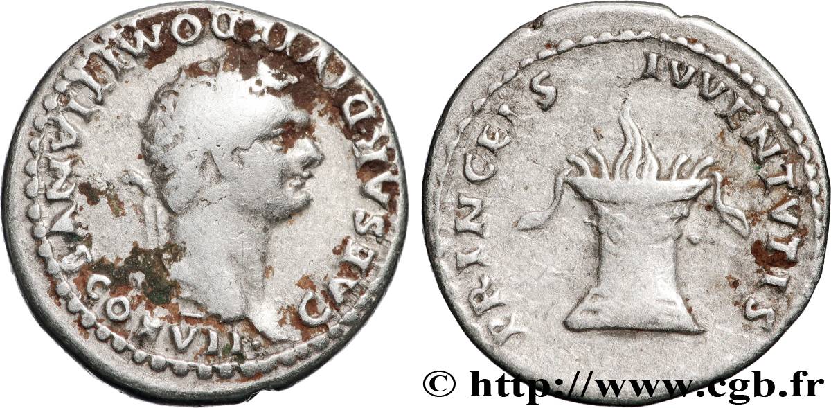 DOMITIANUS Denier XF