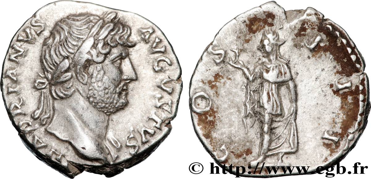 HADRIAN Denier AU