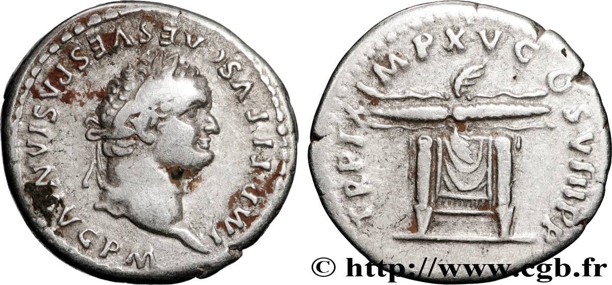 TITUS Denier AU/XF