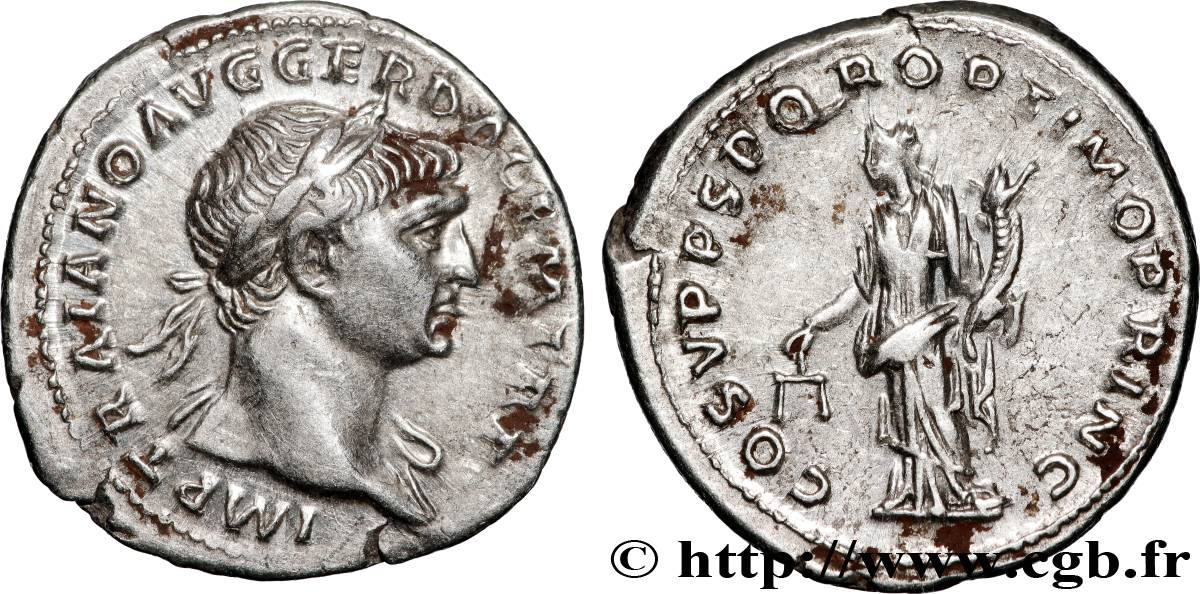TRAJANUS Denier AU/AU