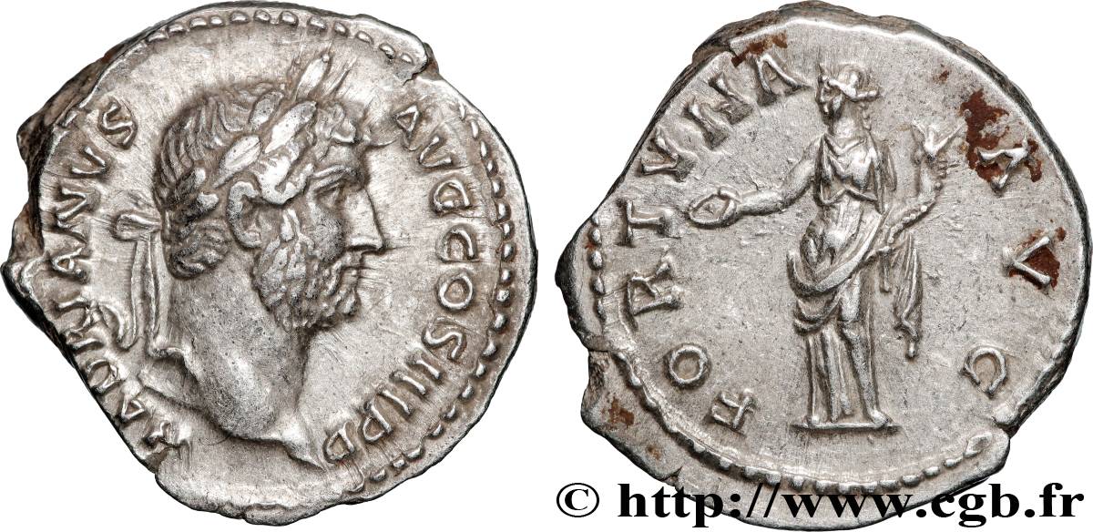 HADRIAN Denier AU