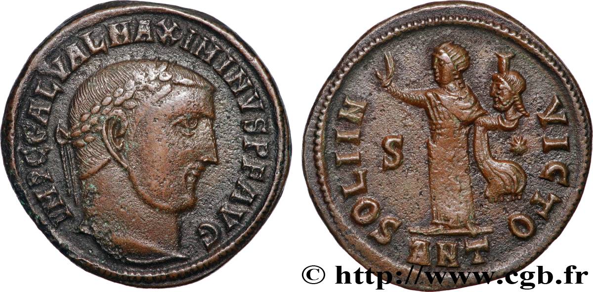 MAXIMINUS II  Follis ou nummus AU
