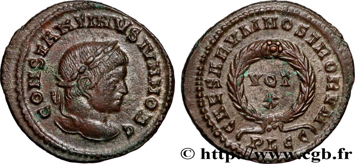 CONSTANTIN II Centenionalis ou nummus TTB+/SUP