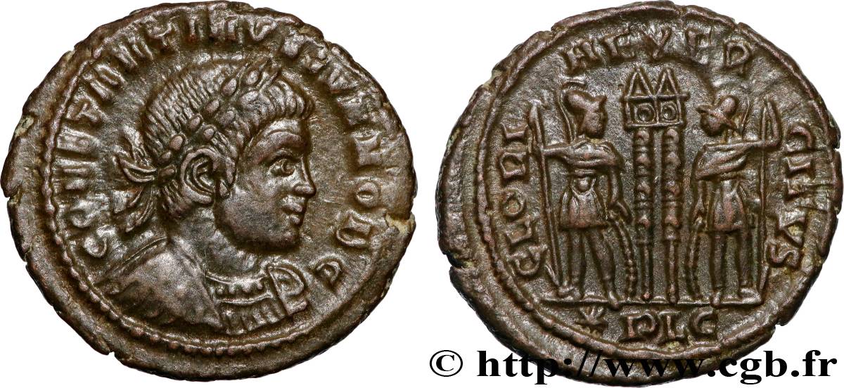 CONSTANTINO II Centenionalis ou nummus MBC+
