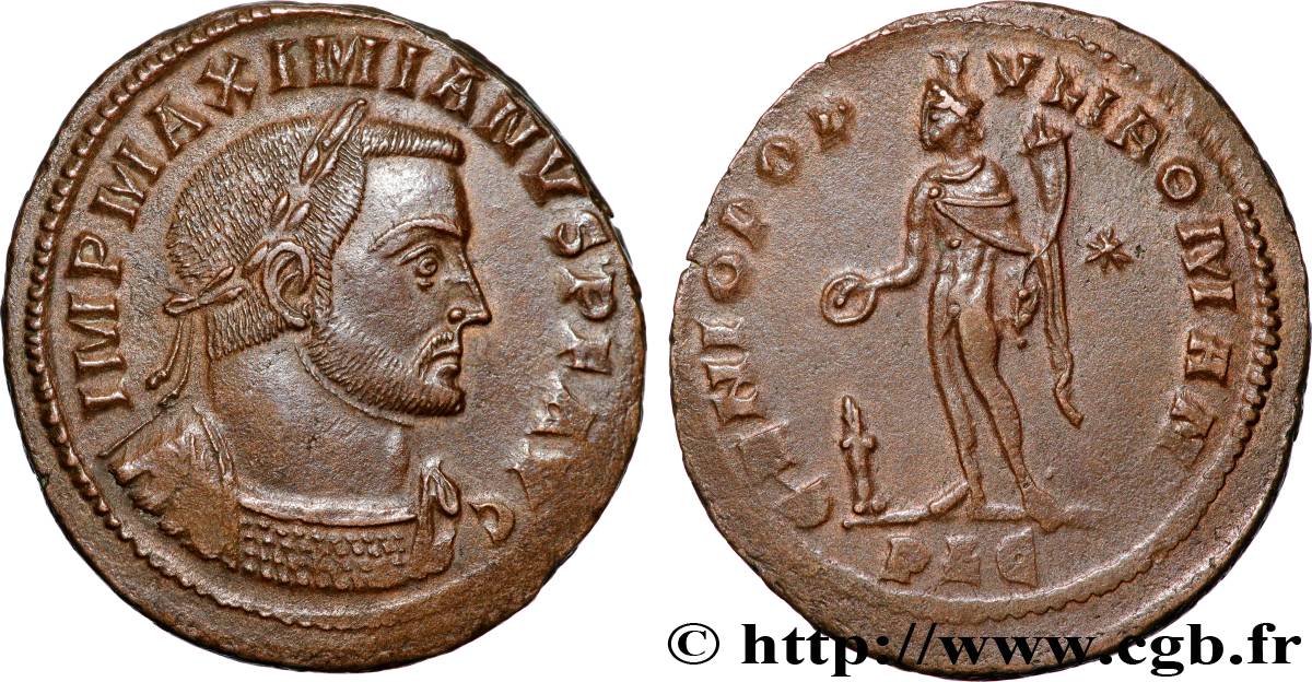 GALÈRE Follis ou nummus SUP/TTB+