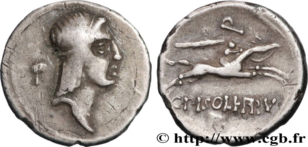 CALPURNIUS Denier XF