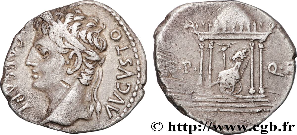 AUGUSTUS Denier AU/XF