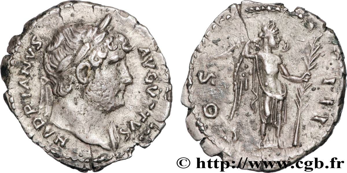HADRIAN Denier AU
