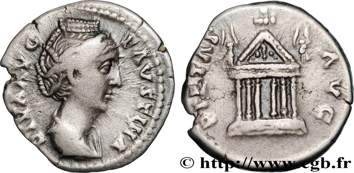 FAUSTINA MAJOR Denier XF