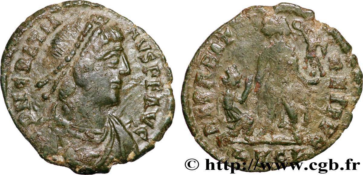 GRATIAN Maiorina pecunia XF/VF