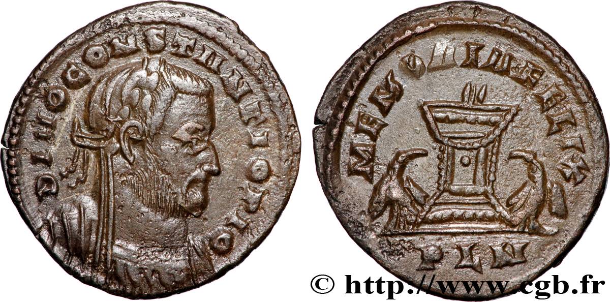 CONSTANCE Ier CHLORE  Follis ou nummus TTB+