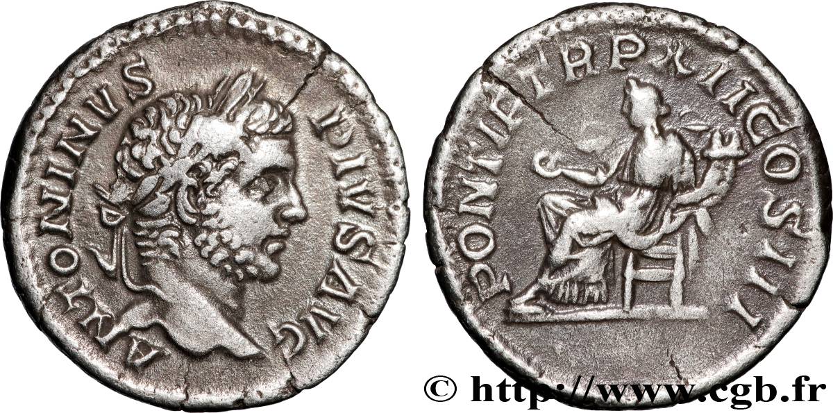 CARACALLA Denier TTB+/TTB