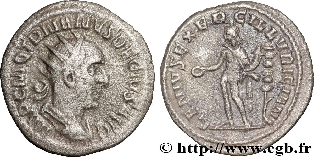 TRAJAN DÈCE Antoninien TTB