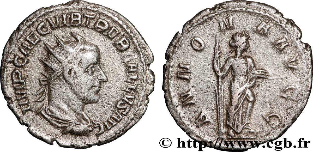 TREBONIANUS GALLUS Antoninien AU