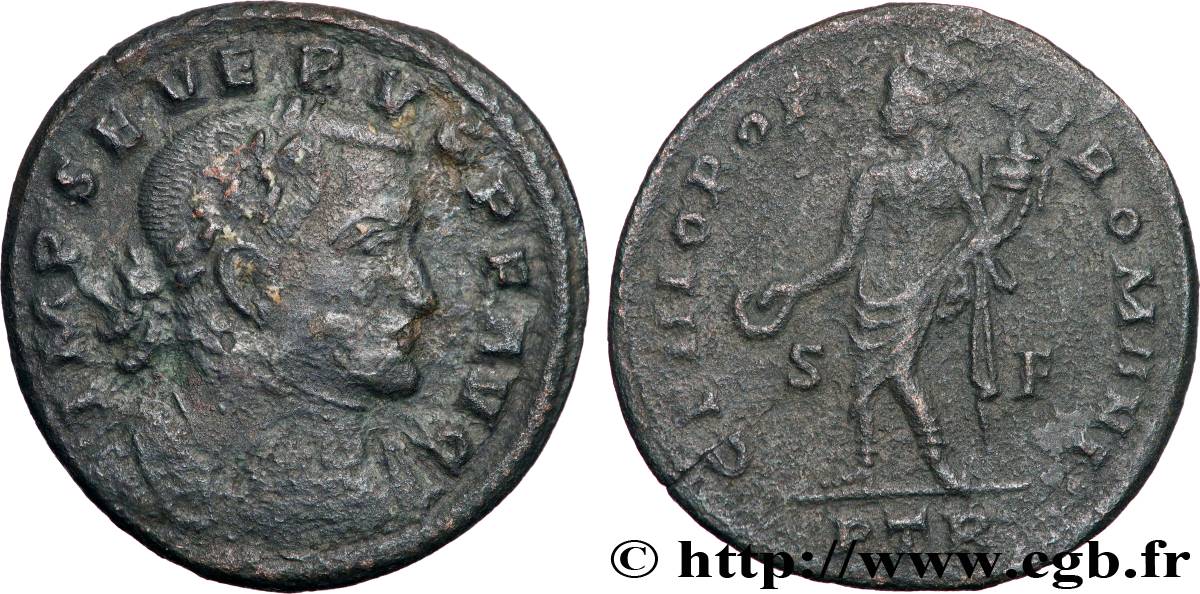 SÉVÈRE II Follis ou nummus TTB