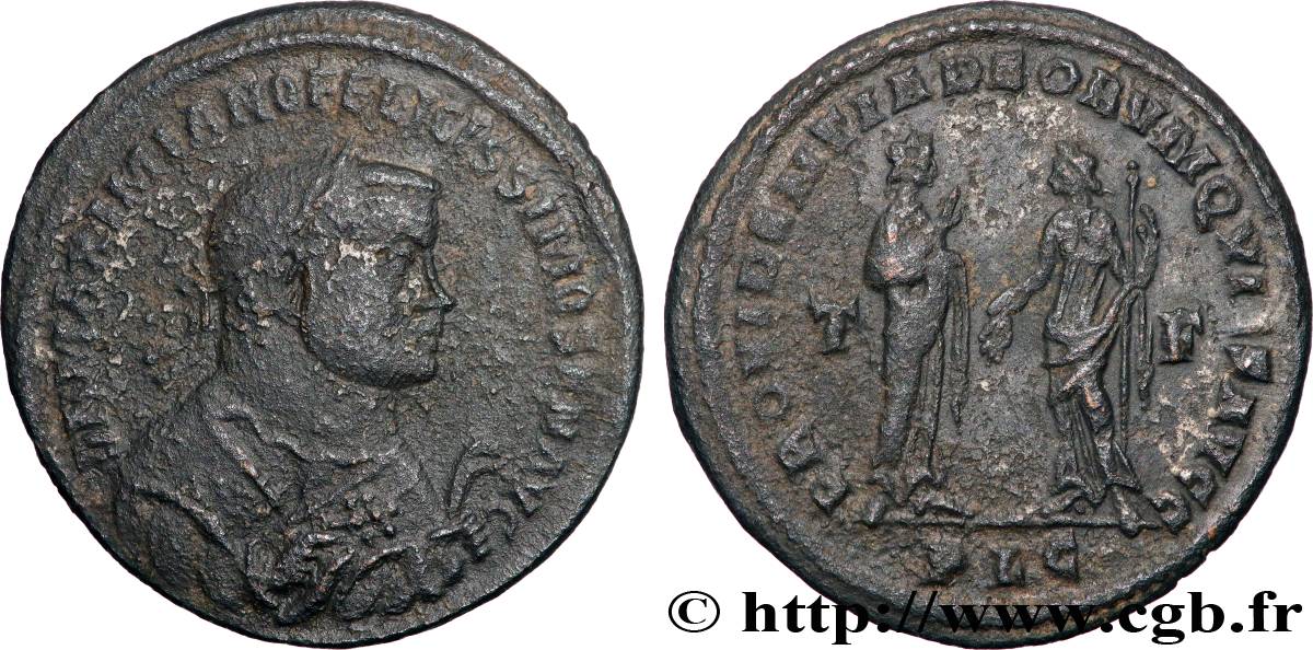 MAXIMIAN HERCULIUS Follis ou nummus XF