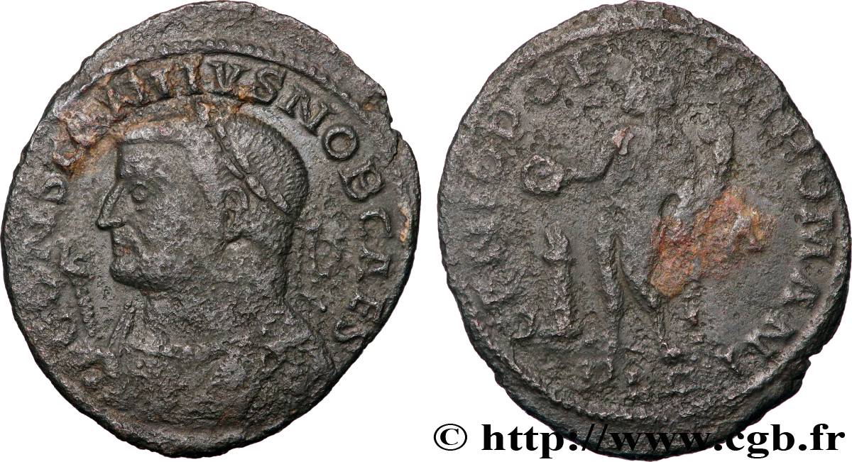 CONSTANCE Ier CHLORE Follis ou nummus TB+